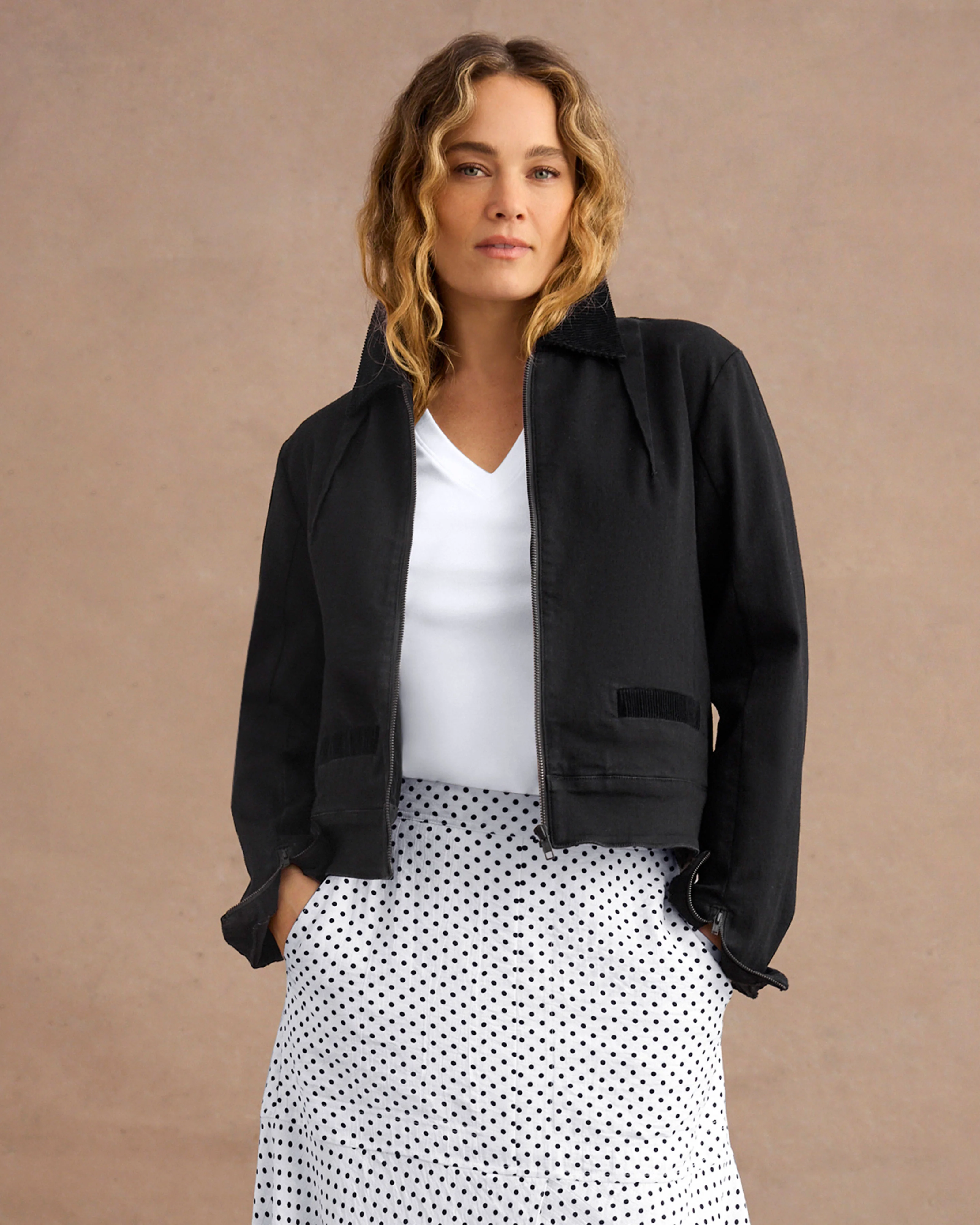 Shrunken Moto Jacket