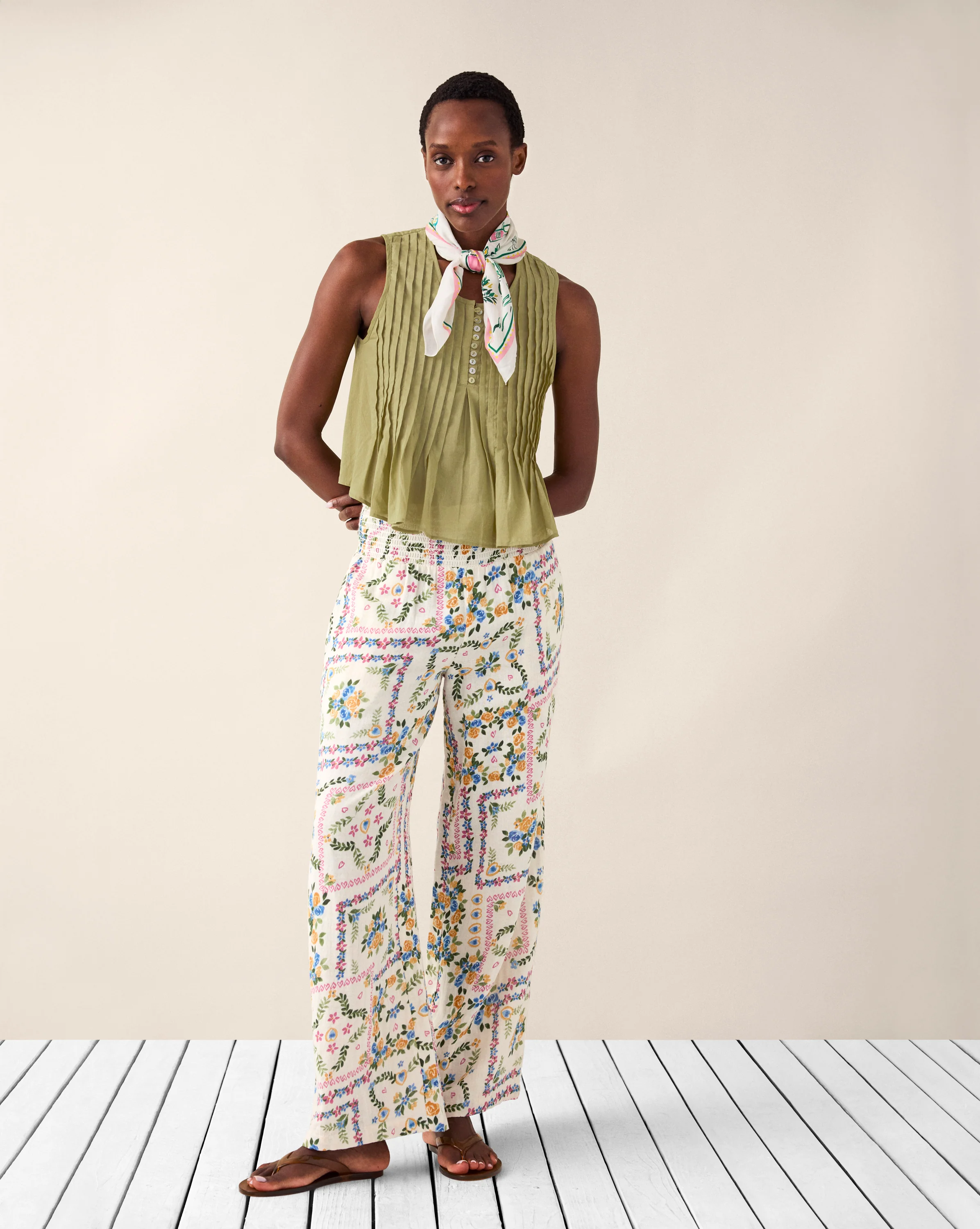 Pintuck Top