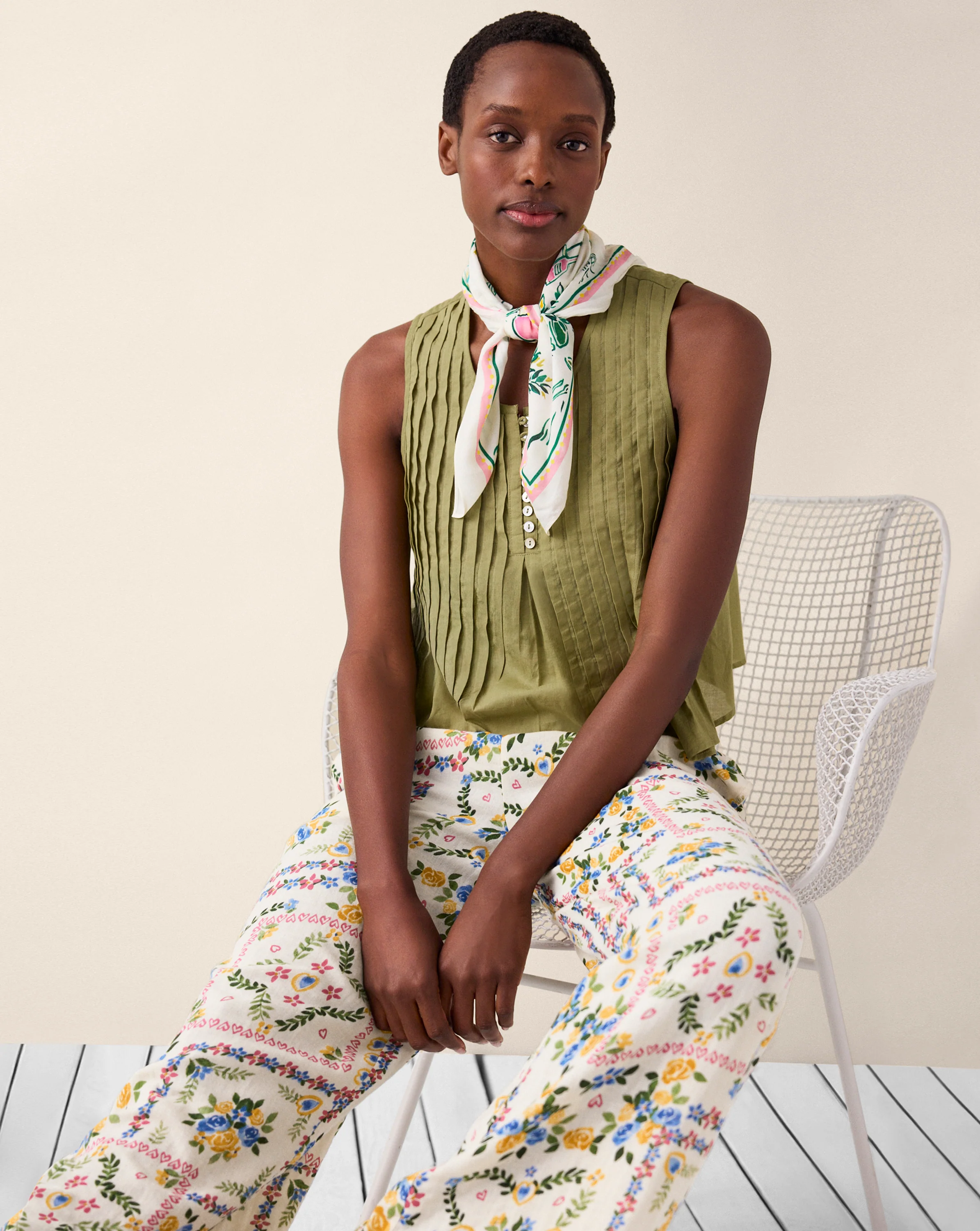 Pintuck Top